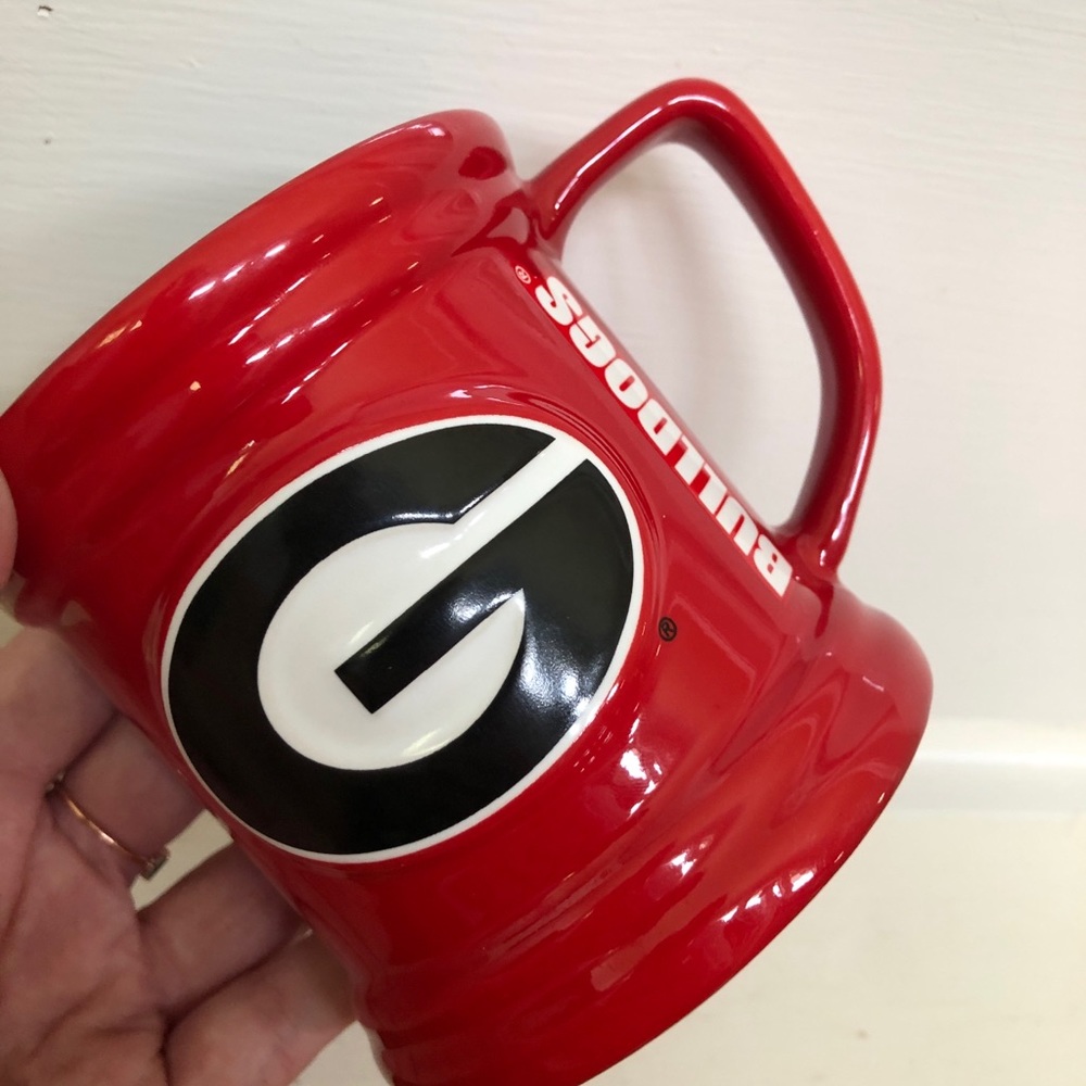 Georgia Bulldogs Coffee Mug NCAA Football Sports College 3D Embossed Encore Cup